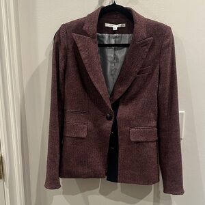 Veronica Beard Burgundy Women's Blazer